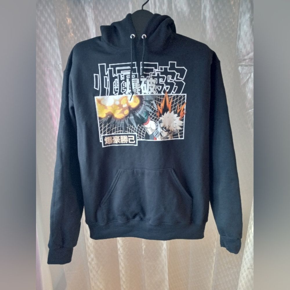 Bioworld Men's My Hero Academia Kacchan Quirk Explosion Hoodie Sz M